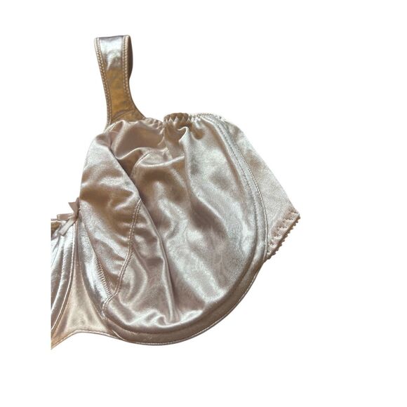 Vintage Champagne Bra Full Coverage Underwire Support Comfort Everyday - Picture 3 of 7